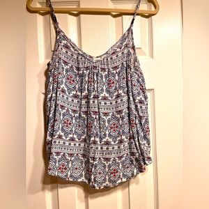 Roxy size medium, spaghetti strap, scoop neck